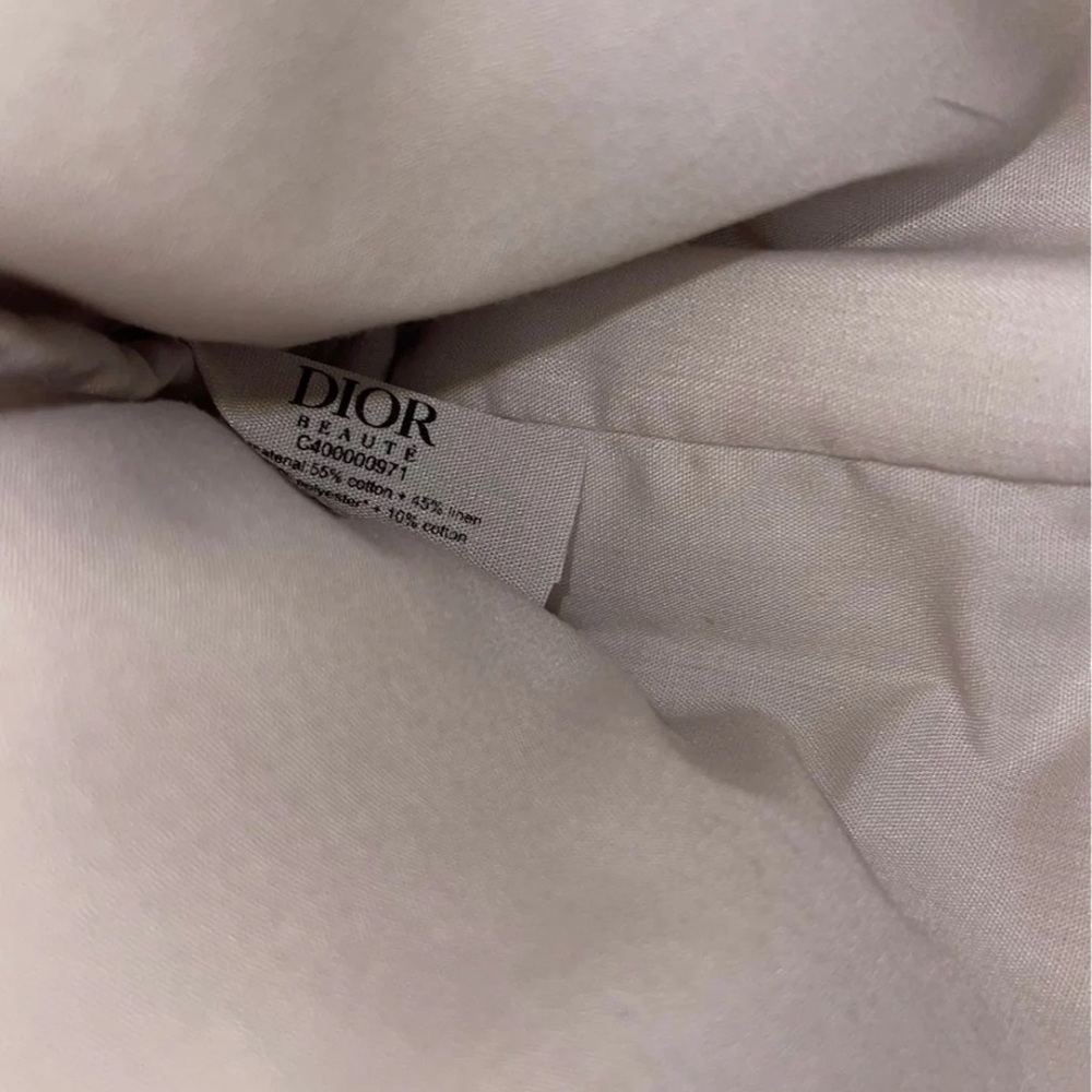 💄 NEW 〰️ DIOR Linen TROUSSE Pouch - Picture 7 of 10
